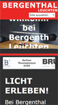 Mobile Screenshot of leuchten-bergenthal.de
